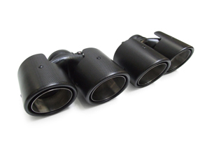 DesignTek Exhaust tail pipes Twin Carbon Fibre Effect for Porsche 997 - 3606409744, 06-8612-2, 152402-05, 99711115100, 99711115101, 99711198110, 99711198111, 99711115200, 99711115201, 99711198210, 99711198211, 99711198234, 99711198134